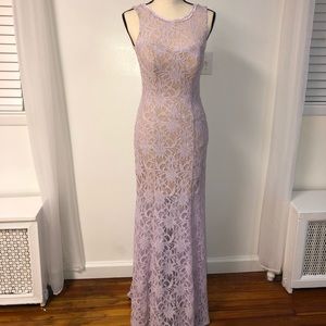 Lavender lace dress